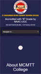 Mobile Screenshot of mcmttcollege.net